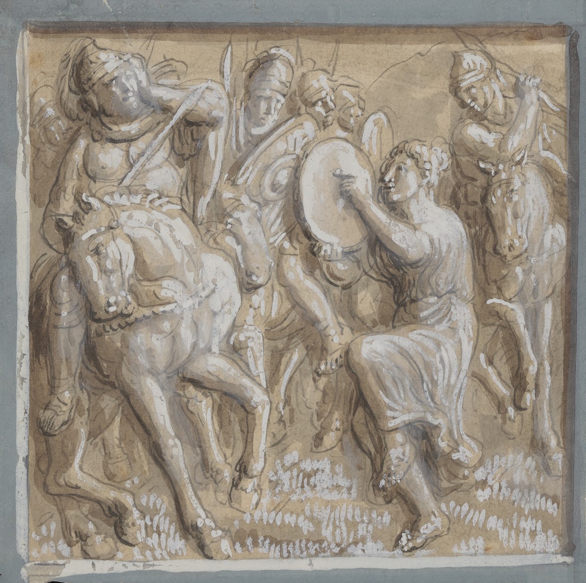 13 drawings after bas reliefs at Florence Pl05 19th Century
