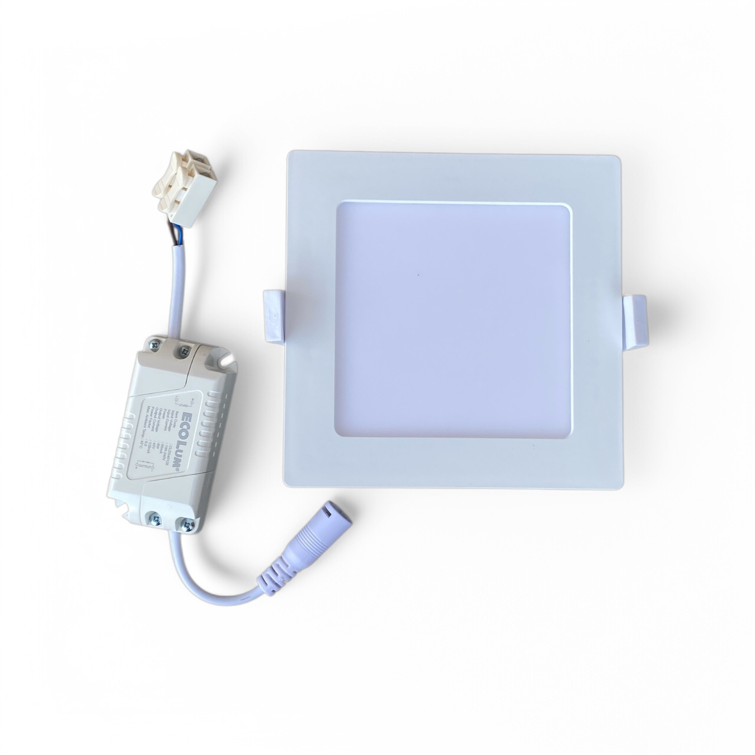 Ecolum Square Recessed Slim Downlights (Daylight)