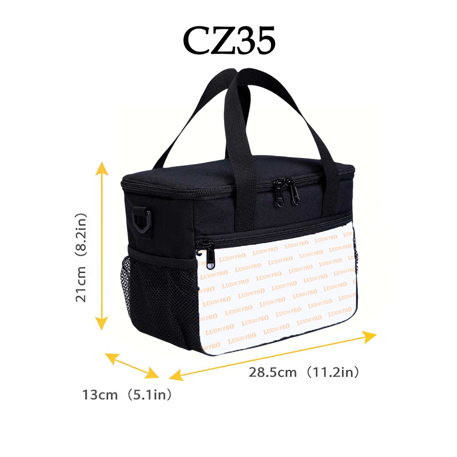 3D Square lunch bag