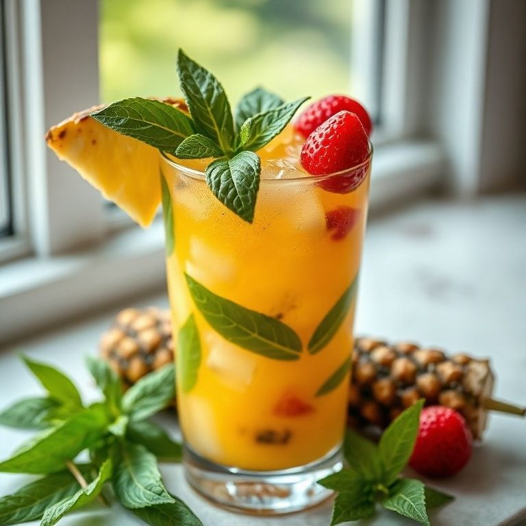 Refreshing Pineapple Basil Cocktail Recipe for Summer – Easy, Homemade & Quick