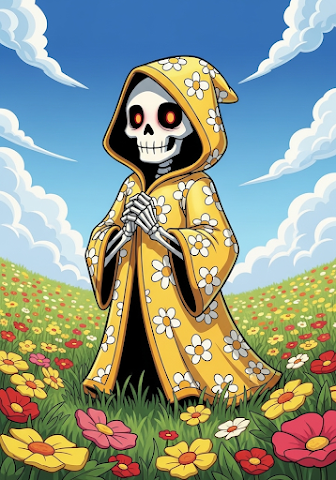 Whimsical Flower Reaper
