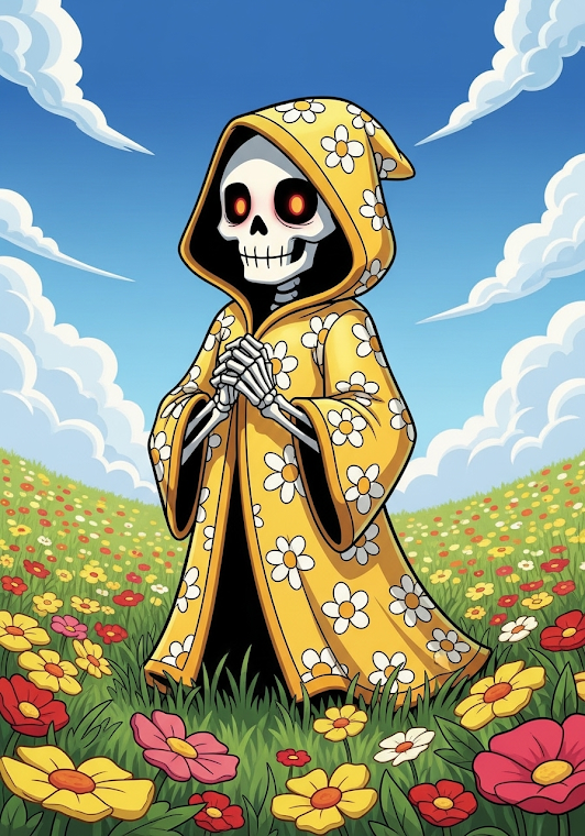 Whimsical Flower Reaper
