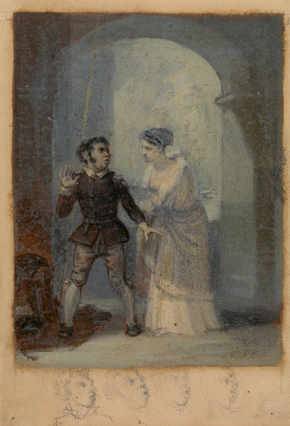 Katherina and Grumio 1821