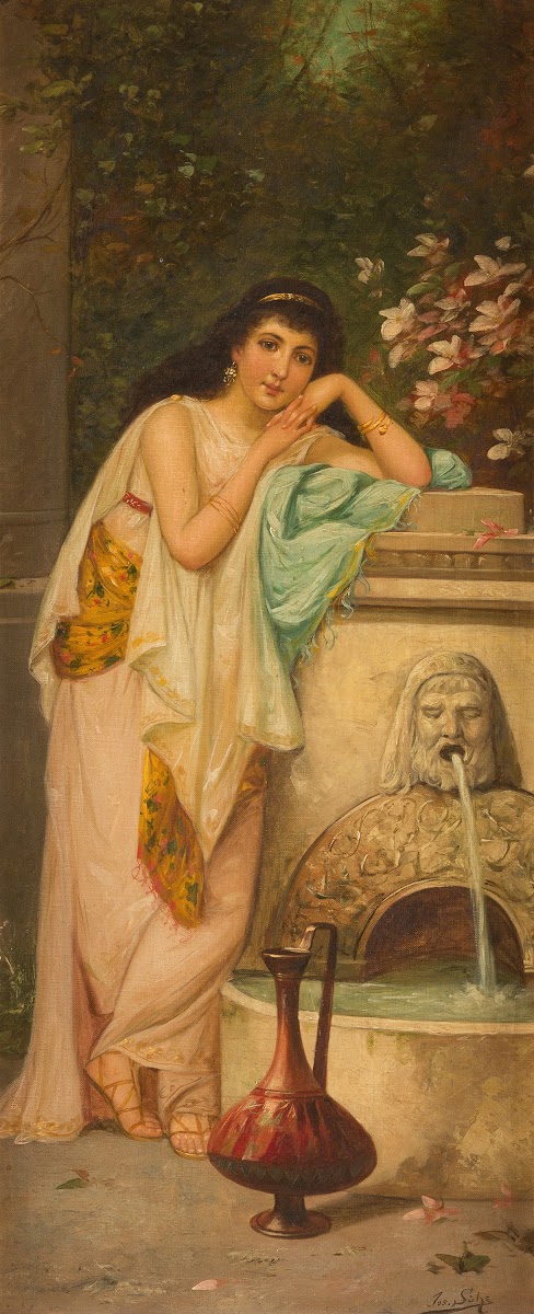 Roman Beauty At A Spring