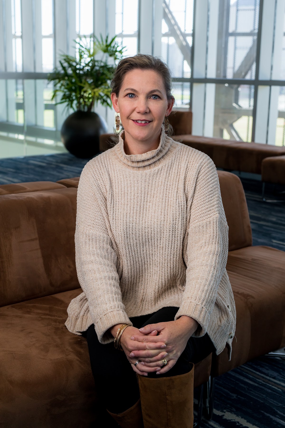 Staged interior detail