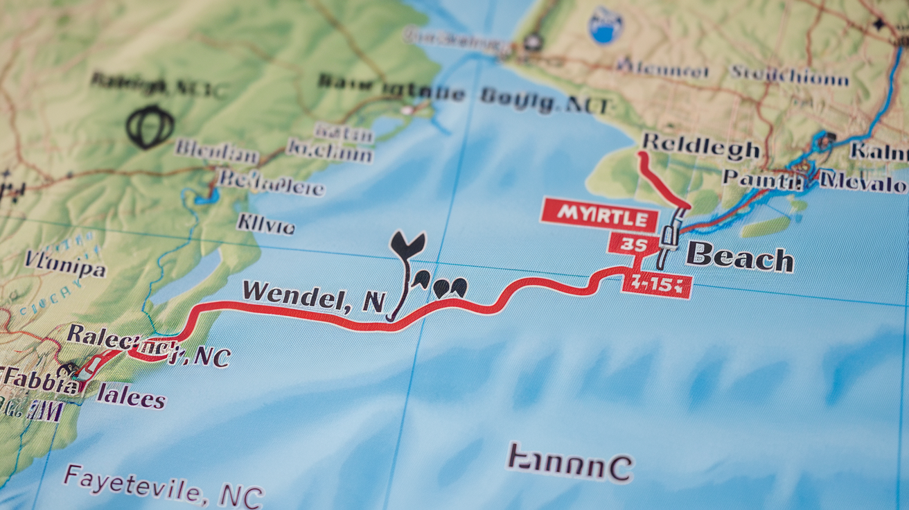 How Far Is Myrtle Beach from Wendell NC? Travel Guide