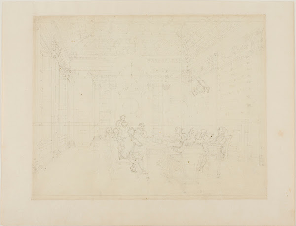 Study for Board Room of the Admiralty from Microcosm of London c 1808