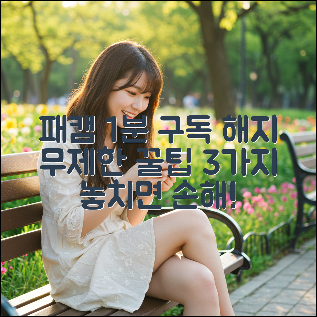 패스트캠퍼스 1분 무제한 구독 해지 꿀팁 3가지