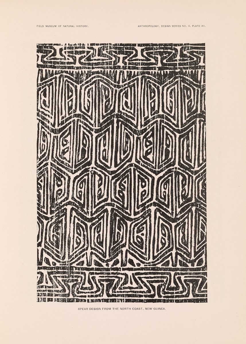 Decorative art of New Guinea Pl10 1925