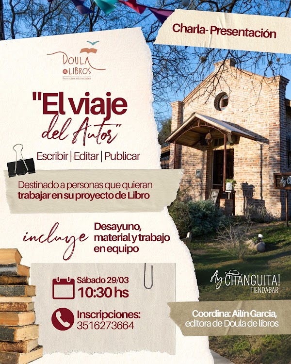 Charla- Presentación : "El viaje del Autor"