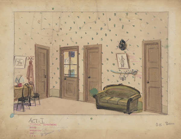 Einmal Mensch Sketch no 1 Act I Domestic Interior 1934 1943