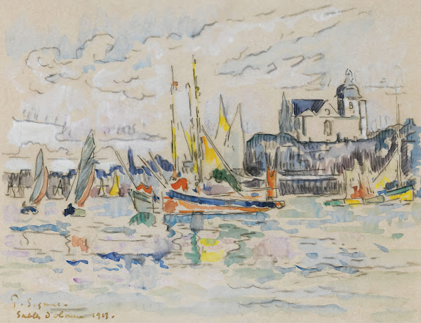 Sables Dolonne Vue De Port 1913