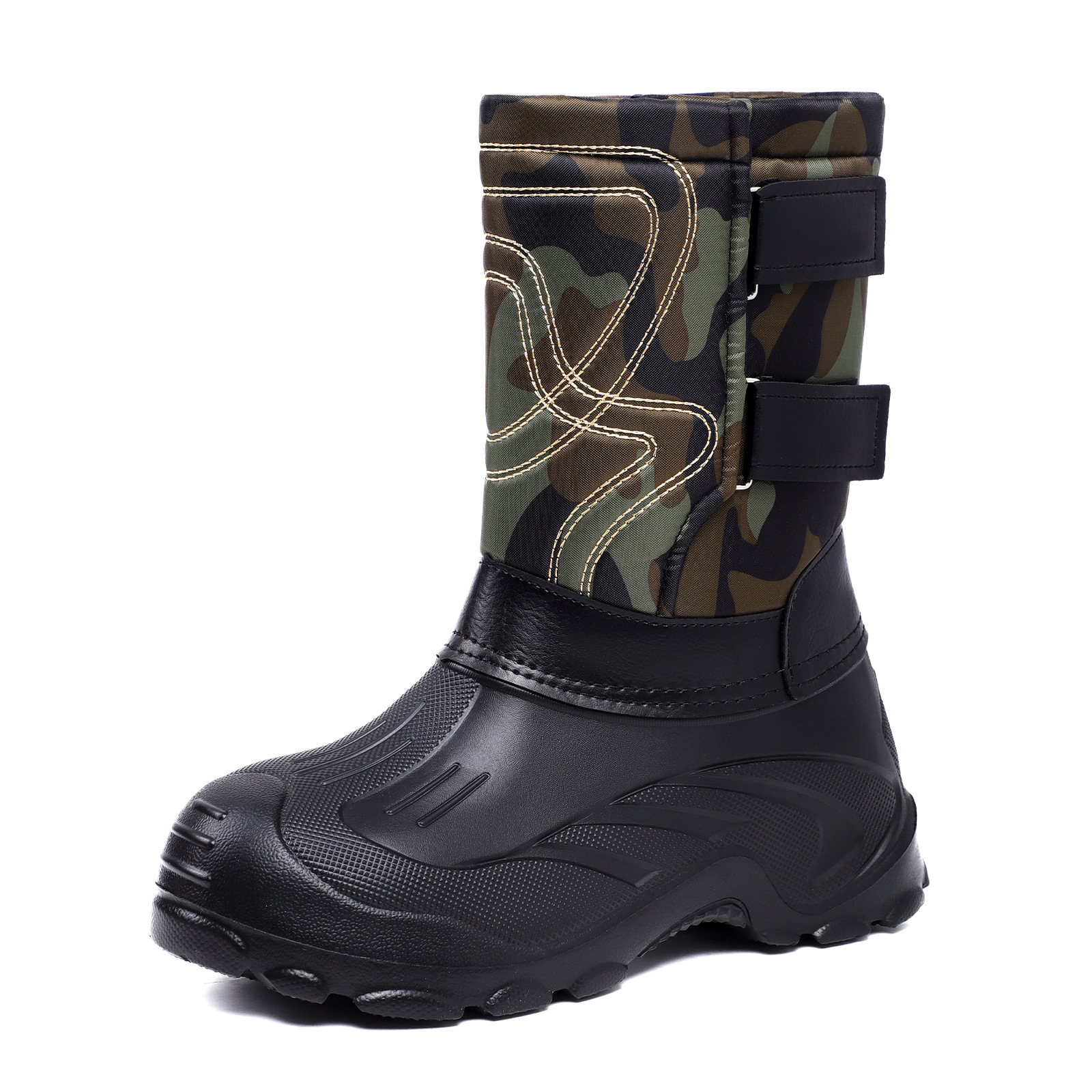 Lined Men's Winter Boots to Slip On