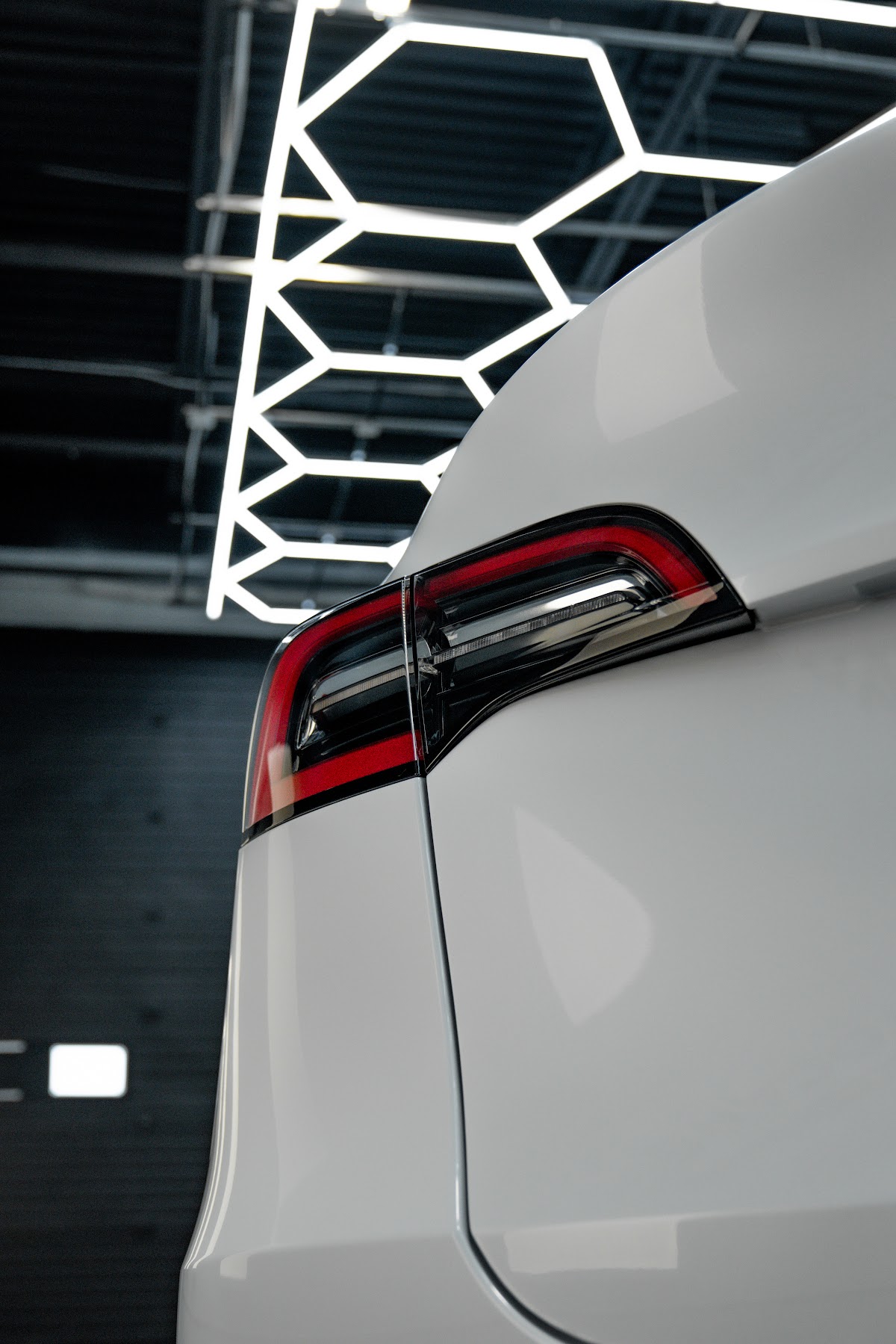 Tesla Model Y taillight detail at ZAutoCare