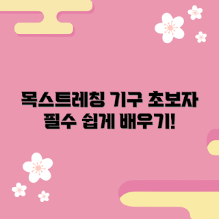 목스트레칭기구 내돈내산, 목 스트레칭 기법, 목 통증 완화, 초보자 사용법, 경추 건강 관리