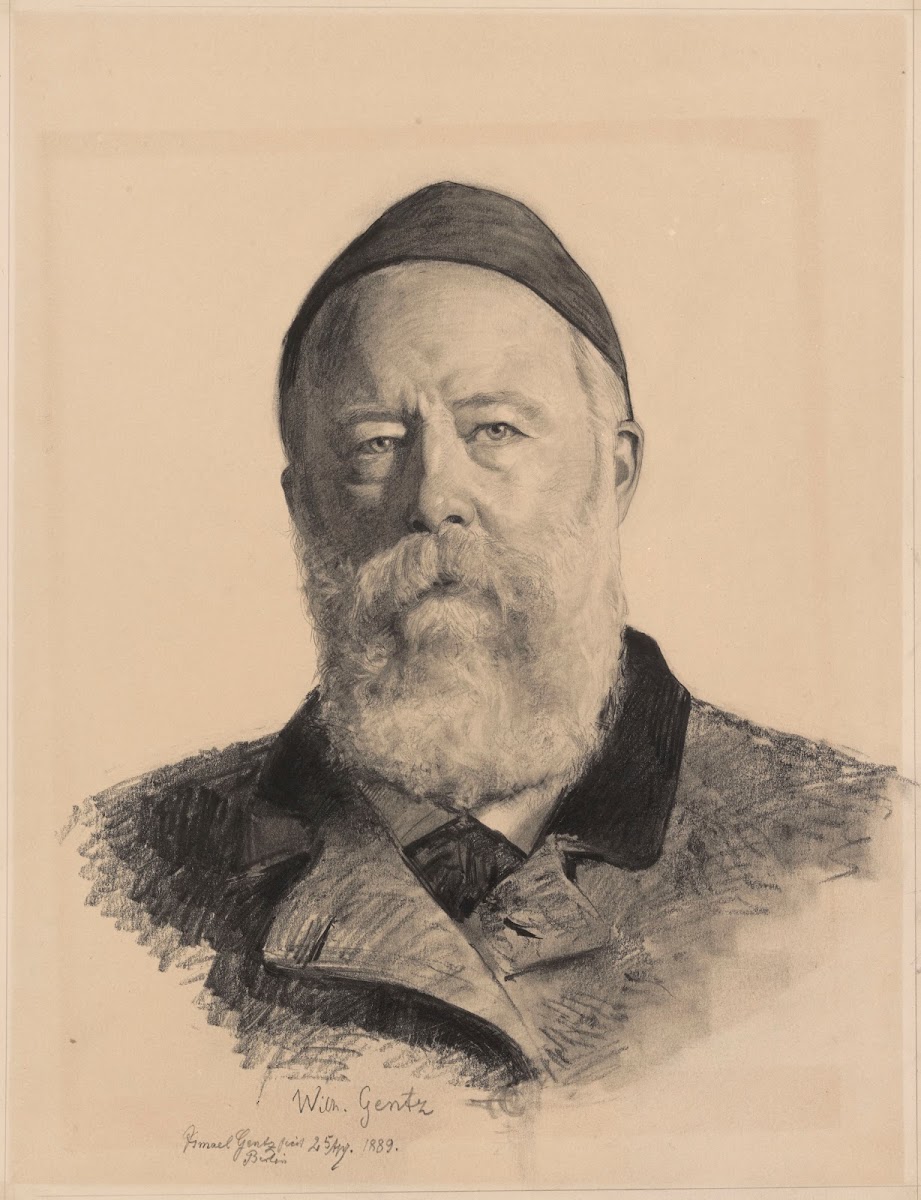 The Painter Wilhelm Gentz Father of Ismaël from Berlin 1889