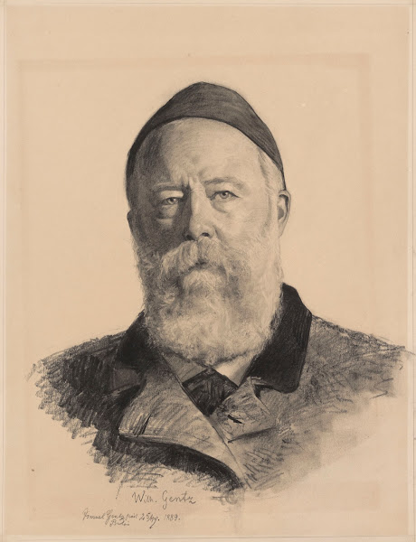 The Painter Wilhelm Gentz Father of Ismaël from Berlin 1889