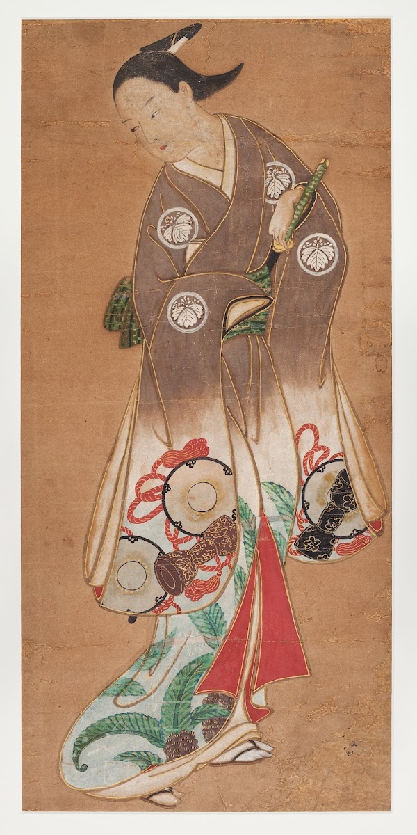 Wakashu with a sword 17th century