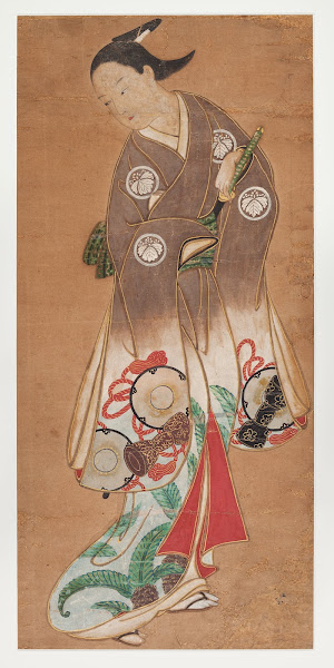 Wakashu with a sword 17th century