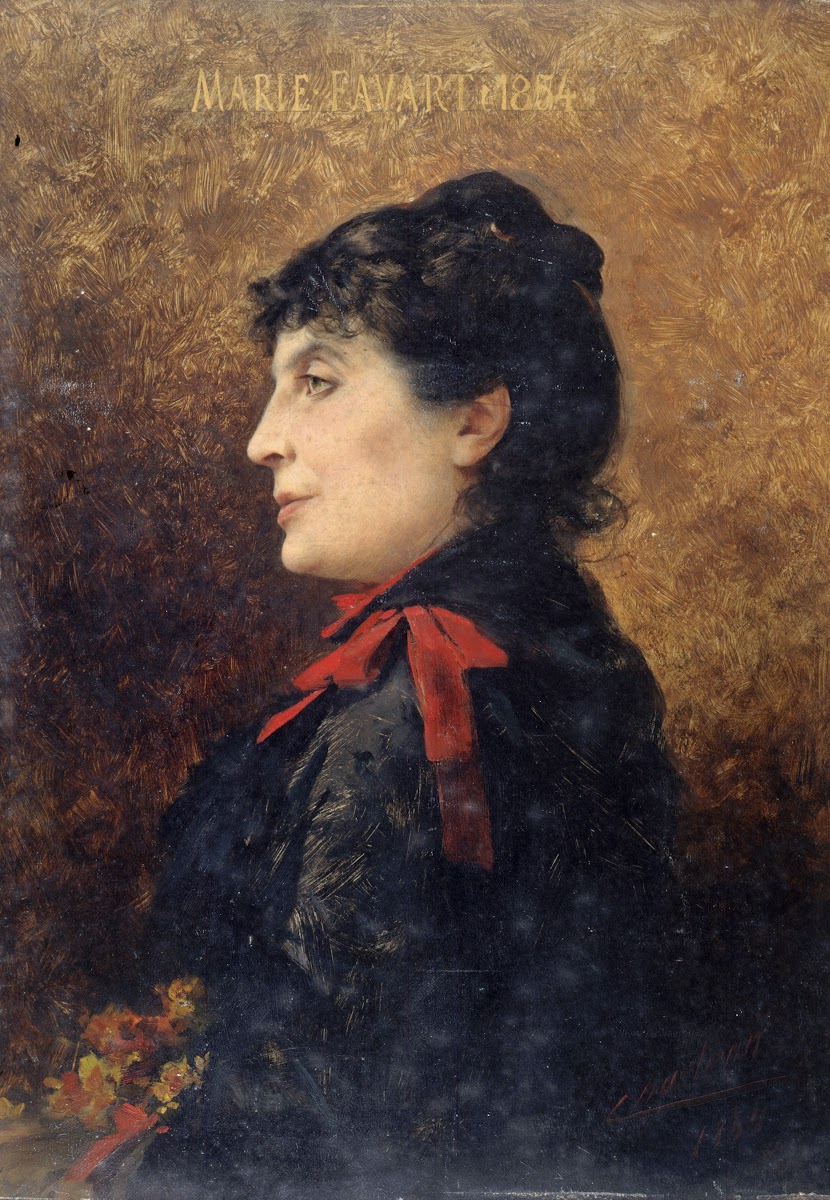 Portrait de Marie Favart 1833 1908 sociétaire de la Comédie Française 1884