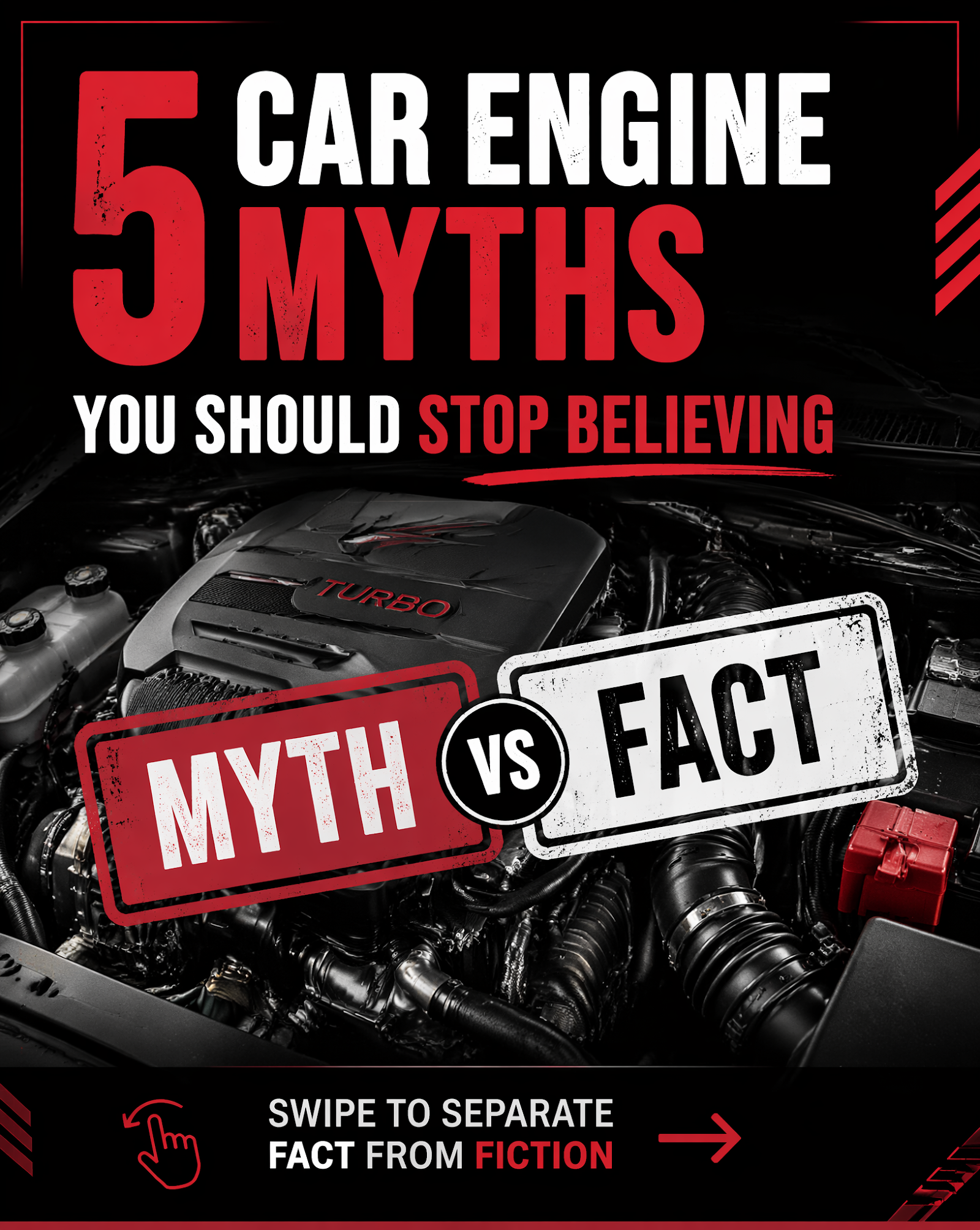 5 mitos sobre los motores de los coches que debes saber