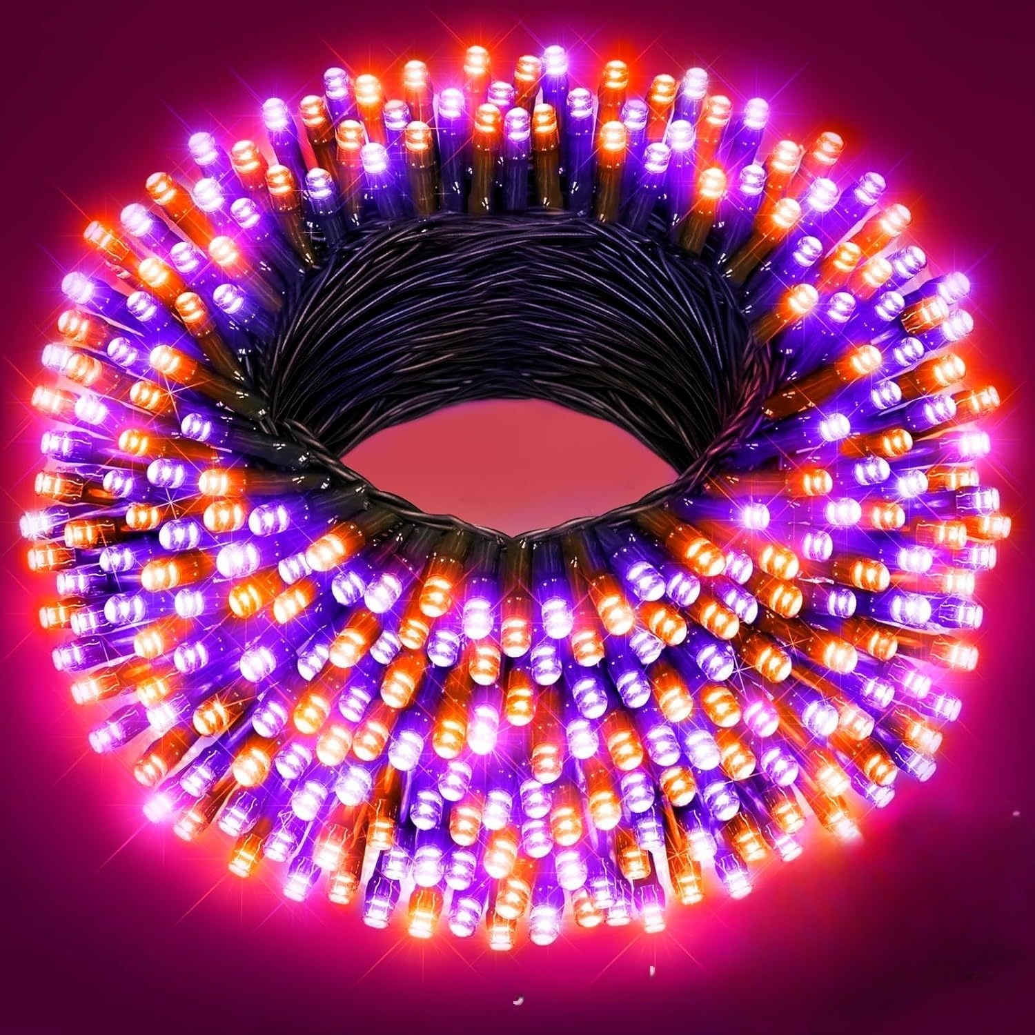 Waterproof LED string lights with battery box