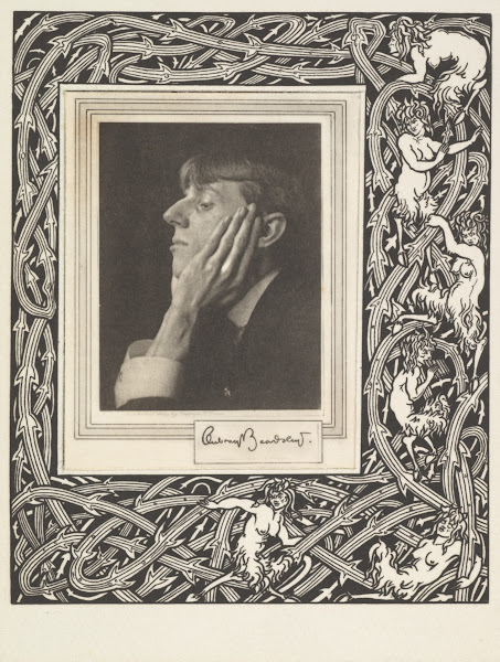 Grotesques by Aubrey Beardsley Portrait Frontispiece 1910s