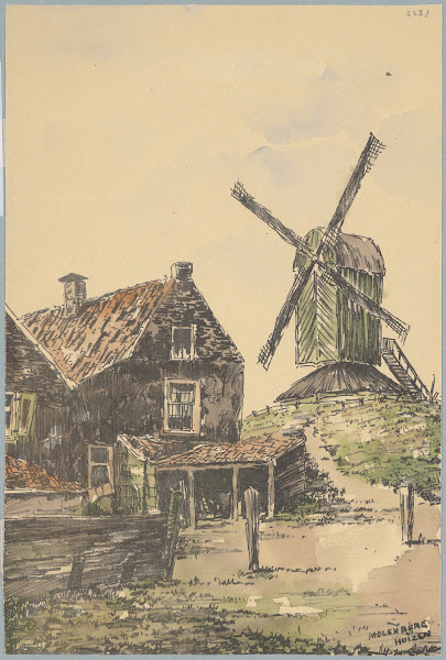 De enige in Noord Holland bewaard gebleven standerdmolen