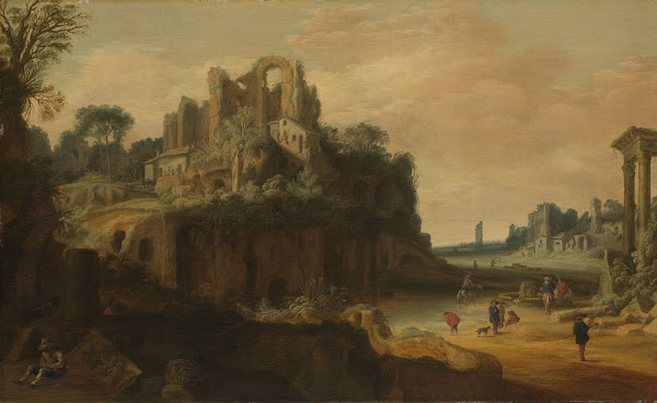 Roman Landscape with Ruins c 1629   1630
