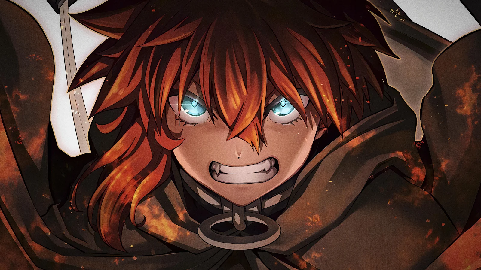 Allen Walker Intense Exorcist Power - Anime Illustration 4K Wallpaper (3992x2244)