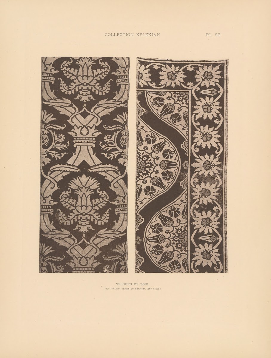 La collection Kelekian Etoffes  tapis dOrient  de Venise Pl083 1900