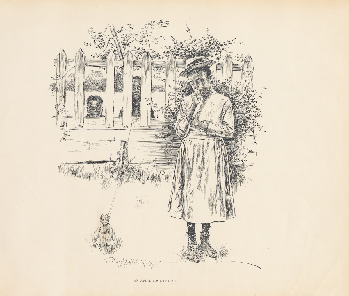 An April Fool Sketch 1899