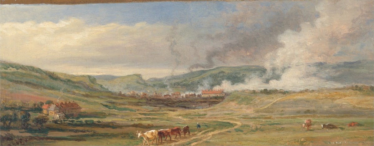 Landscape near Swansea South Wales ca 1805