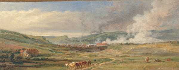 Landscape near Swansea South Wales ca 1805