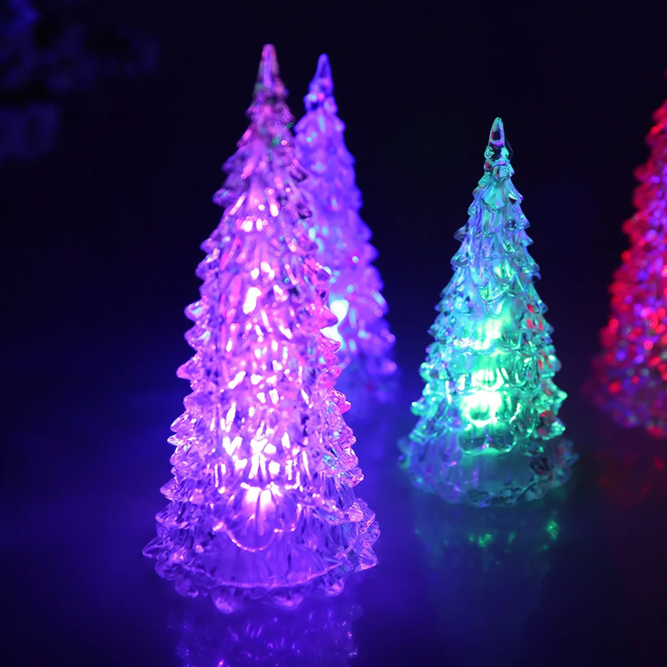 LED-Kristall-Weihnachtsbaum, 17 cm