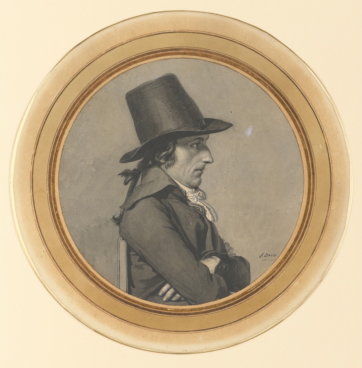 Portrait of André Antoine Bernard called Bernard de Saintes 1795