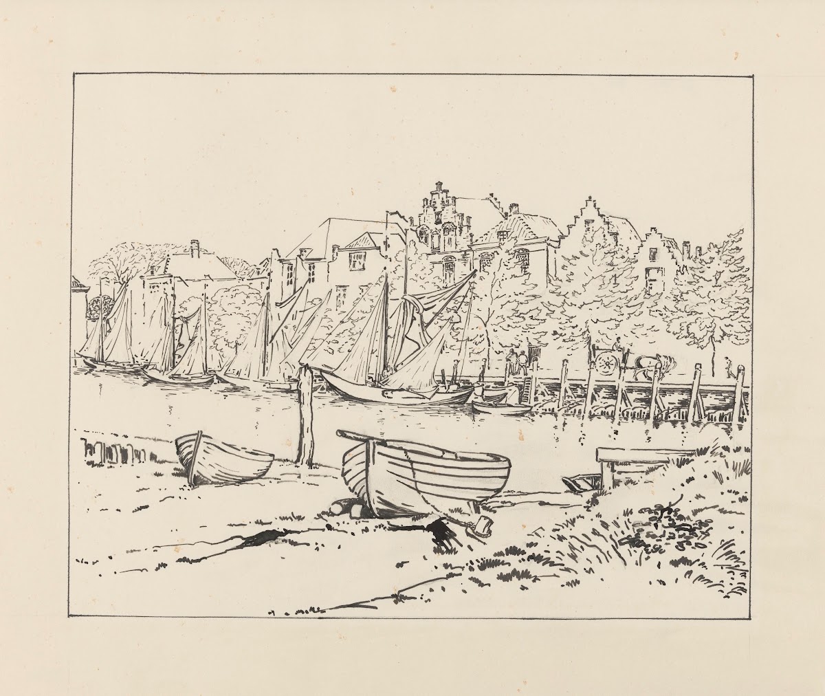De haven te Veere 20th century