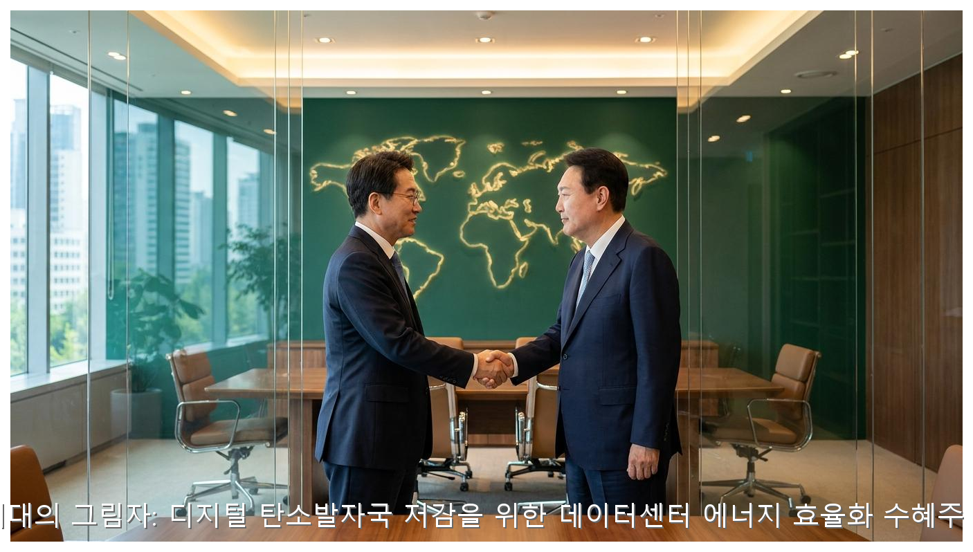 AI 시대의 그림자: 디지털 탄소발자국 저감을 위한 데이터센터 에너지 효율화 수혜주 분석 핵심 안내 및 분석 인포그래픽 (6)