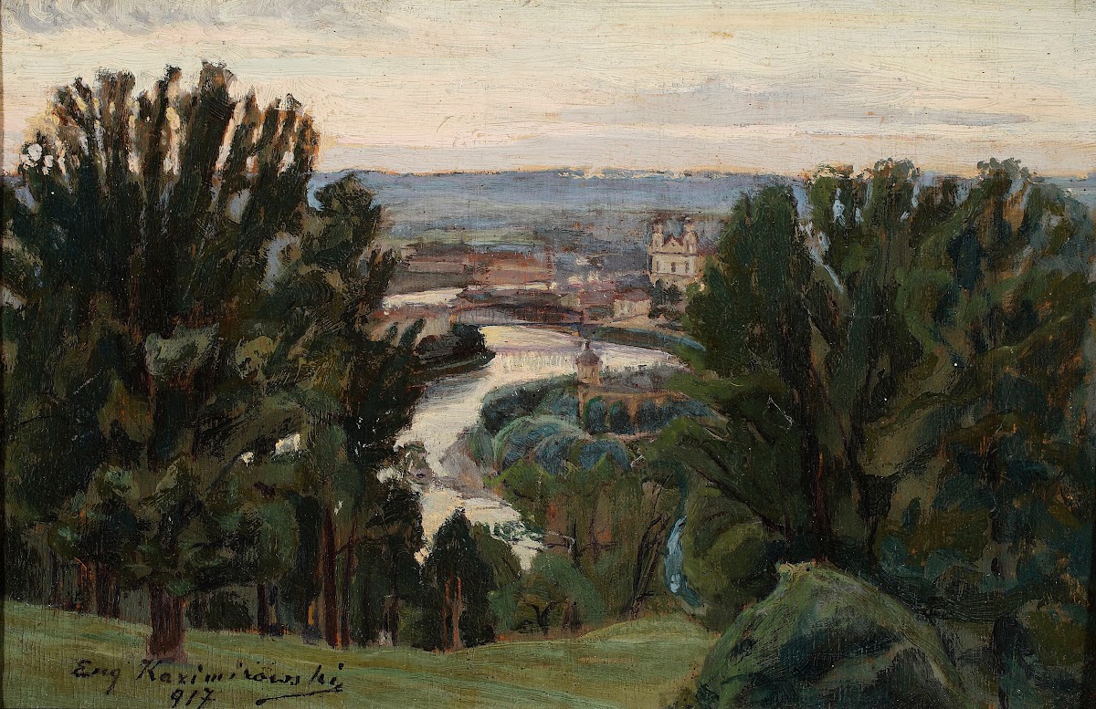 View of Vilnius  Church of St Raphael 1917