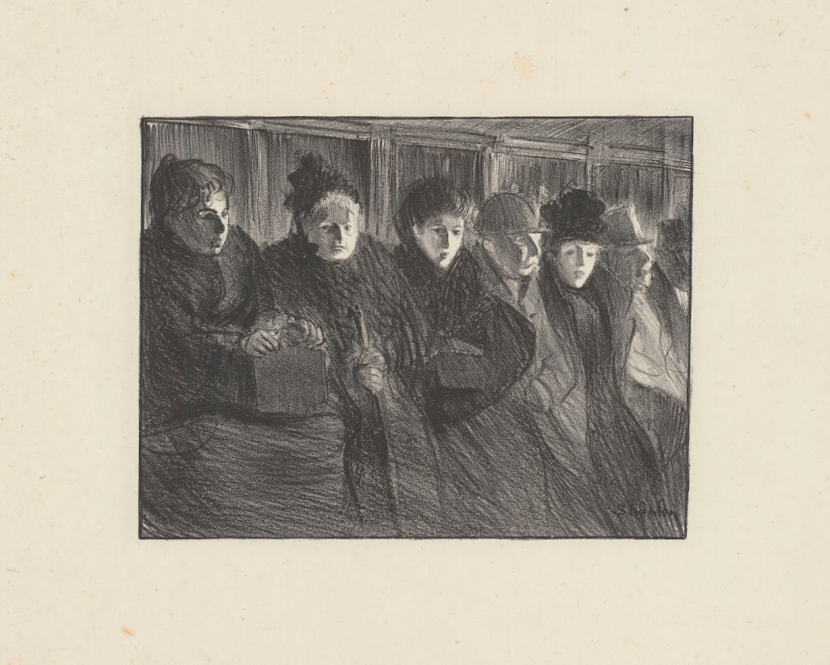 Intérieur de tramway 1896