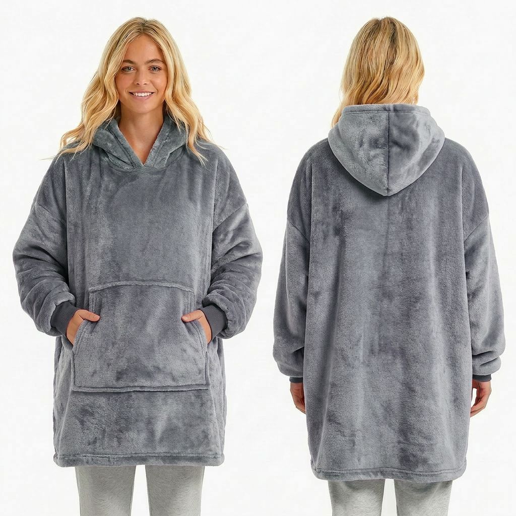 Wearable fleece blanket, 350 g/m²