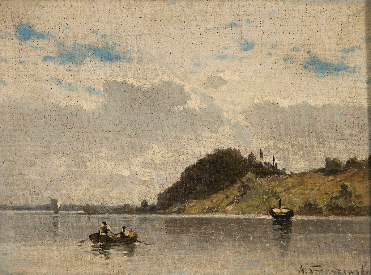 River lake landscape