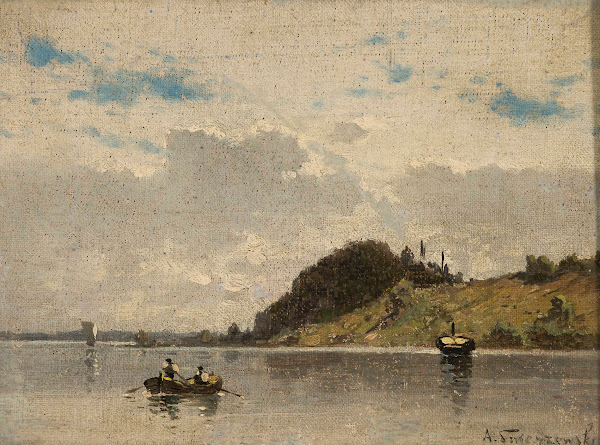 River lake landscape