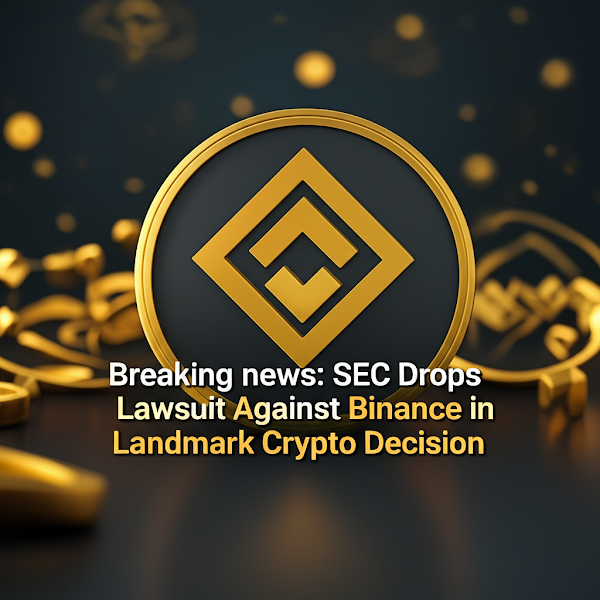 Breaking news: SEC Drops Lawsuit Against Binance in Landmark Crypto Decision