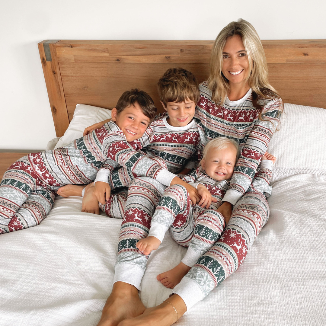 Family Pajama Set, festive design for the whole family