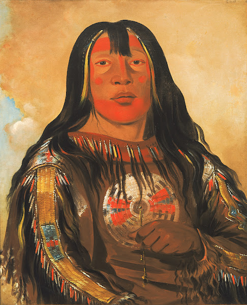 Peh Tó Pe Kiss Eagles Ribs a Piegan Chief 1832