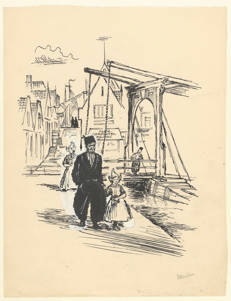 Gezicht te Volendam 1950 1965
