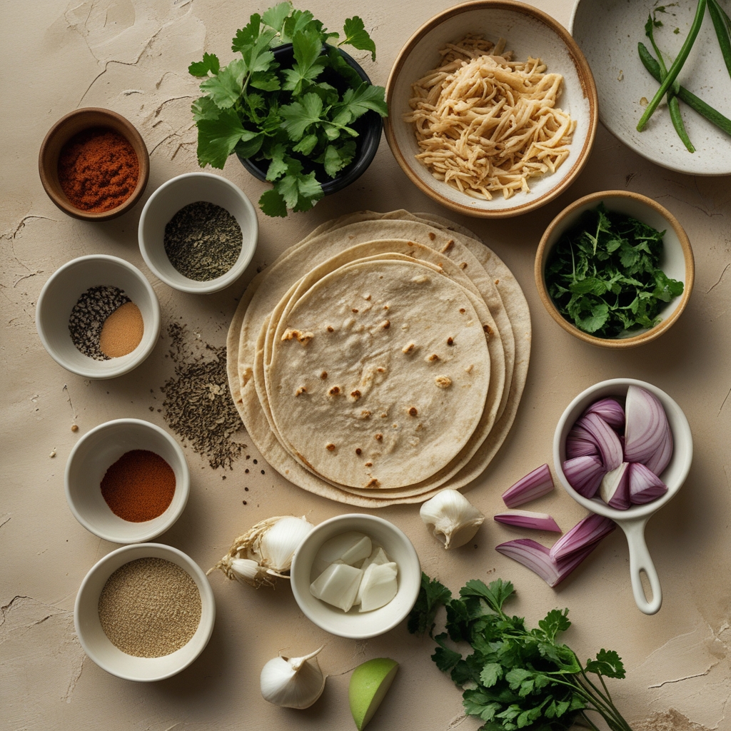 Ingredients for Best White Chicken Chili Tacos Recipe – Easy & Homemade Flavor