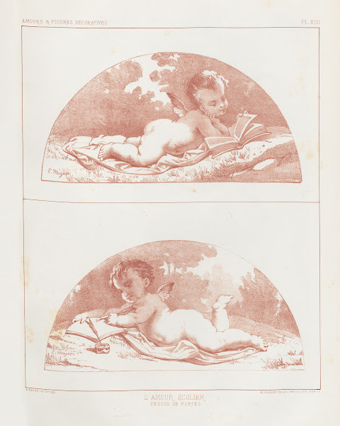 Amours et figures décoratives arts industriels Pl14 1890
