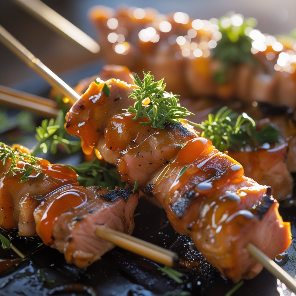 Final Saffron Yogurt Pork Skewers with Lemon‑Herb Couscous